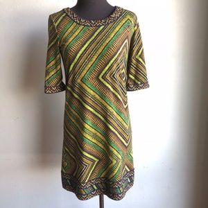 BCBGMAXAZRIA Women's Ania Round Neck Shift Dress XS